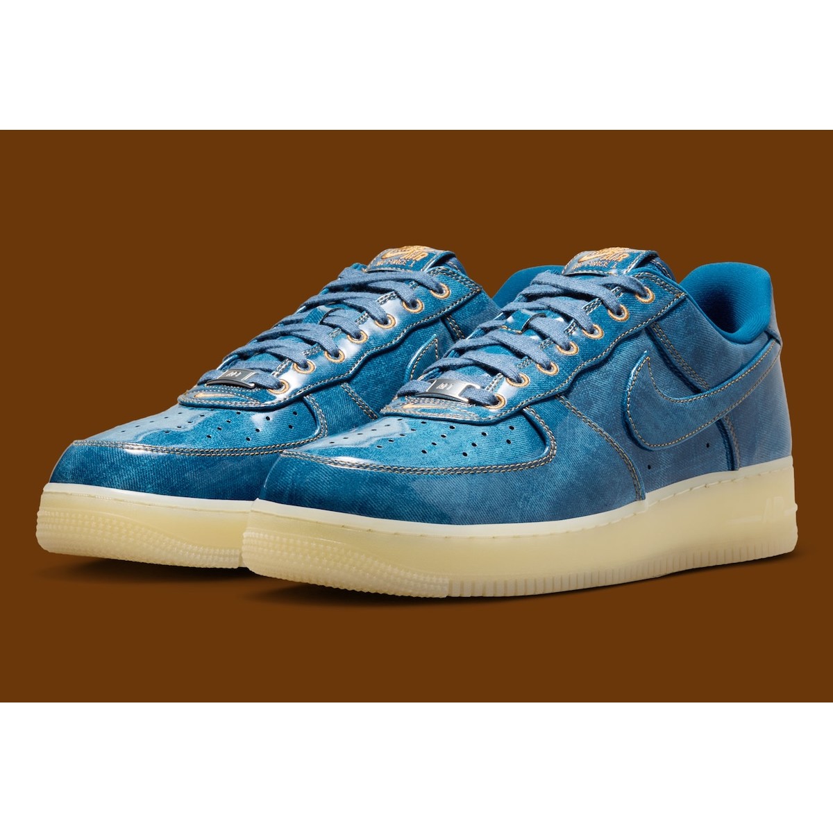 Nike Air Force 1 Low Patent Denim