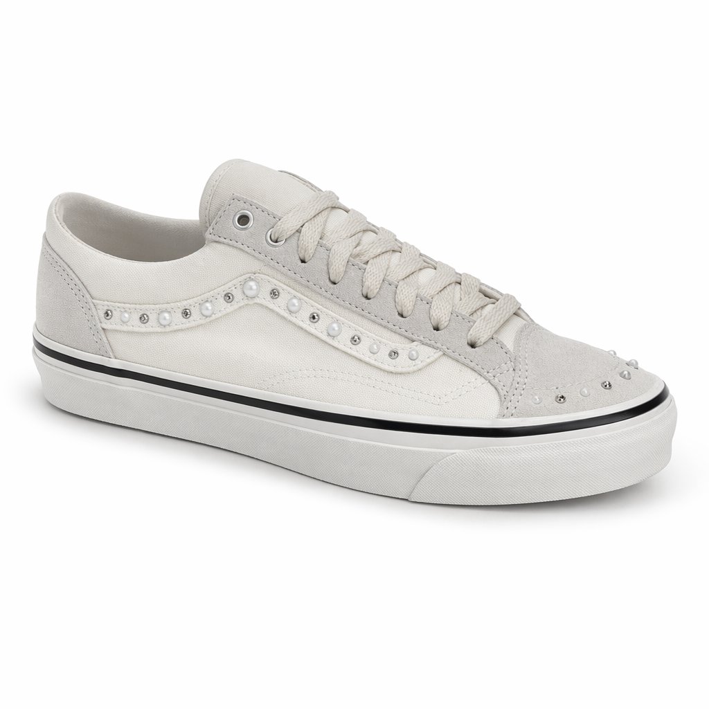 Classic Low-Top Canvas Skate Sneaker · Marshmallow