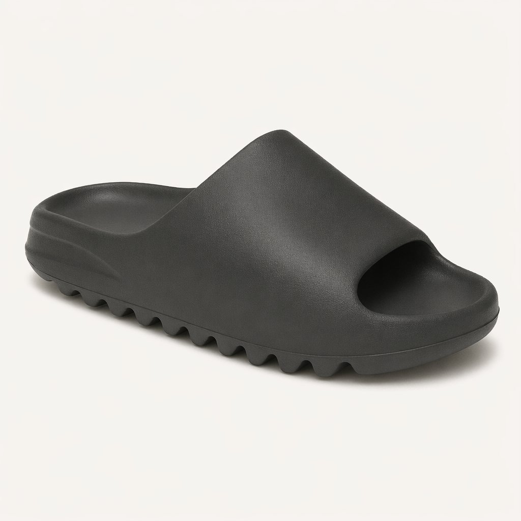 Sculpted Slide Sandal · Dark Onyx