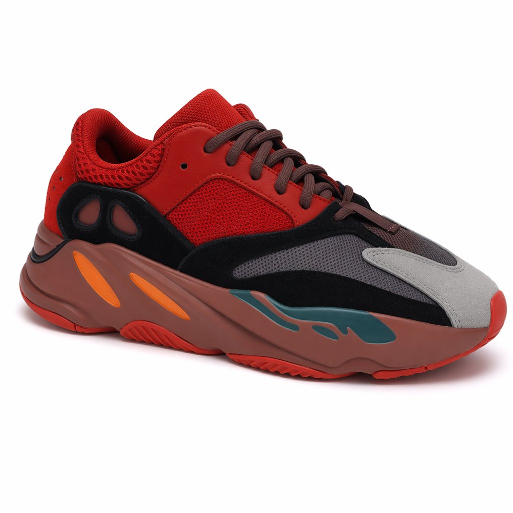 Chunky Retro Runner · Hi-Res Red