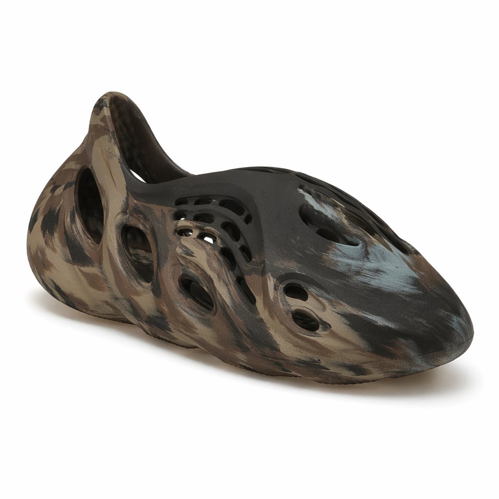 Sculpted Foam Clog Runner · Marbled Cinder