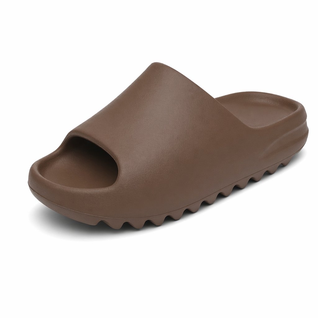 Sculpted Slide Sandal · Flax