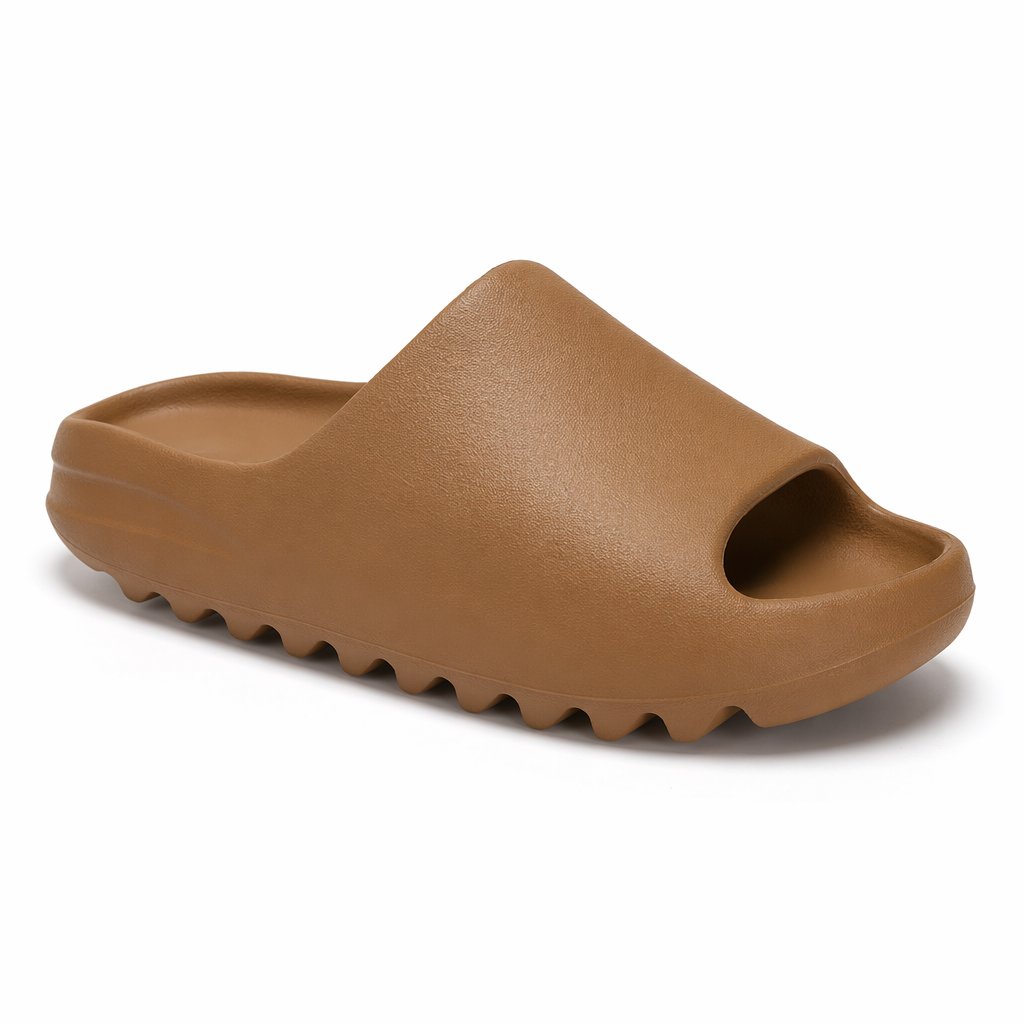 Sculpted Slide Sandal · Ochre