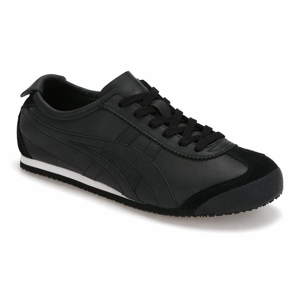 Retro Low-Top Trainer Sneaker · Black/White