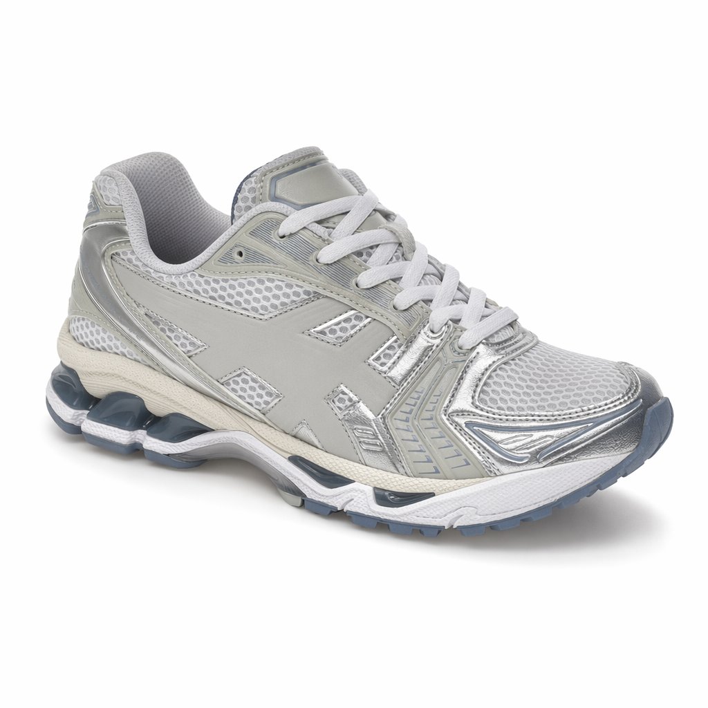 Y2K Cushioned Running Sneaker · White/Navy