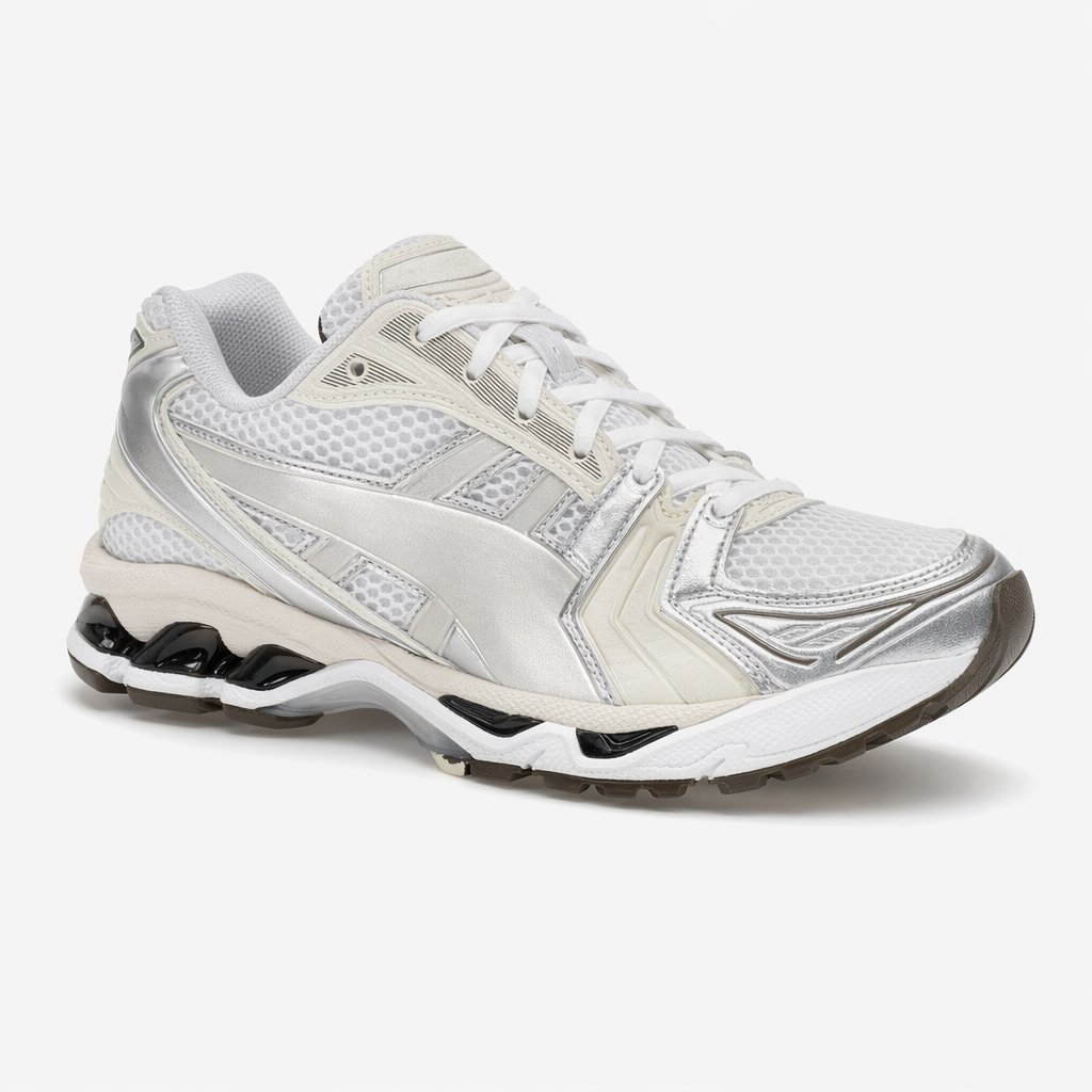 Y2K Cushioned Running Sneaker · White/Ivory