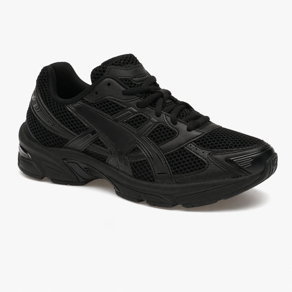 Retro Cushioned Running Sneaker · Black/Graphite