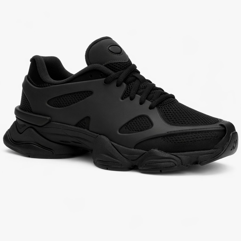 Chunky Retro Dad Sneaker · Black/Cement