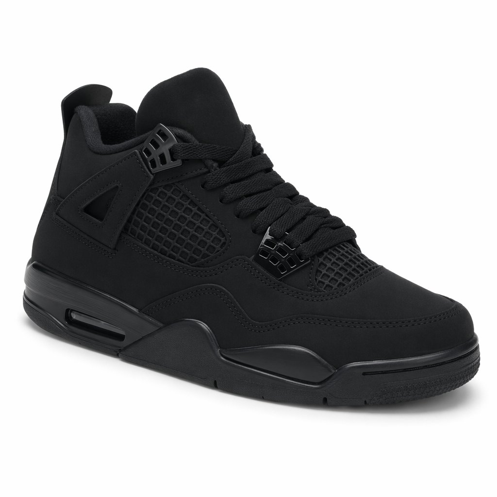 Mid-Top Mesh Basketball Sneaker · Black/Graphite (GS)