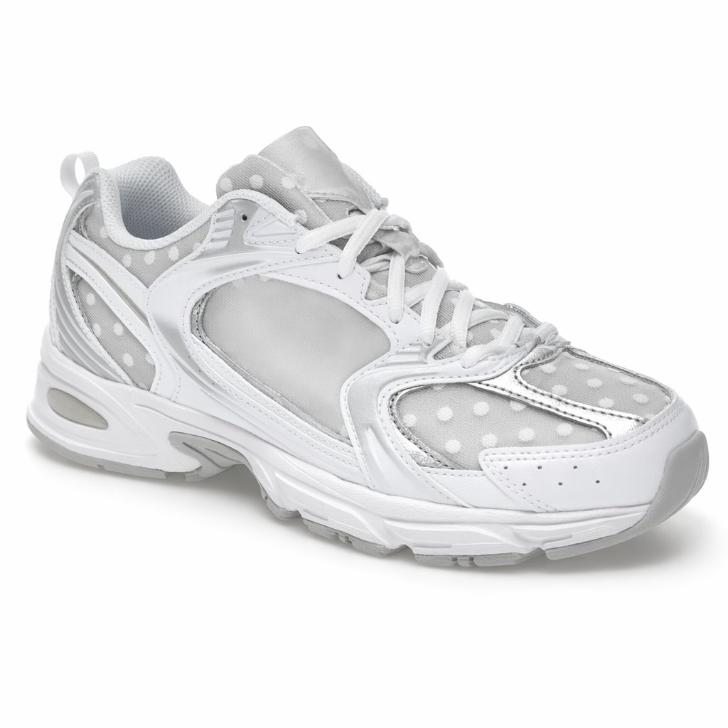 Retro Mesh Runner · White/Silver