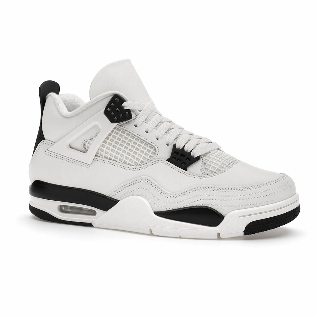 Mid-Top Mesh Basketball Sneaker · Sail/Red