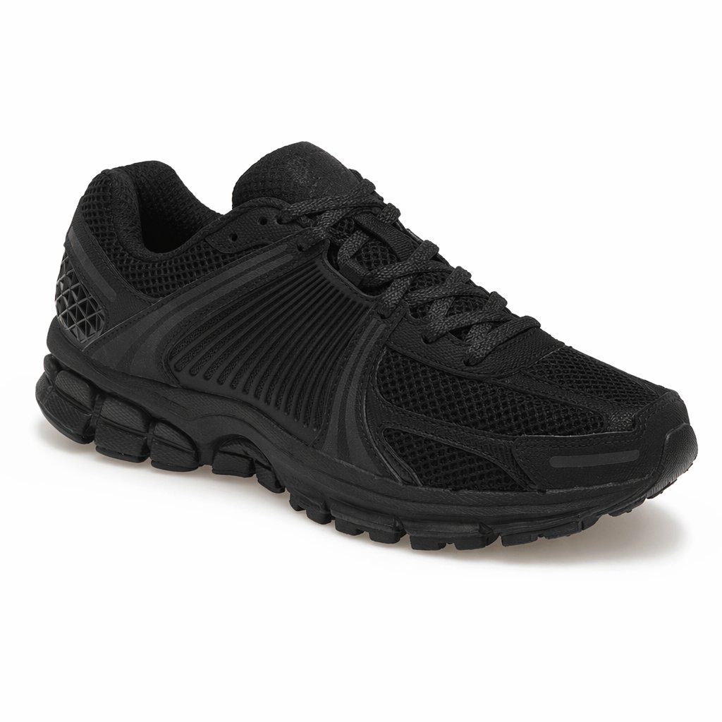 Retro Cushioned Runner · Triple Black