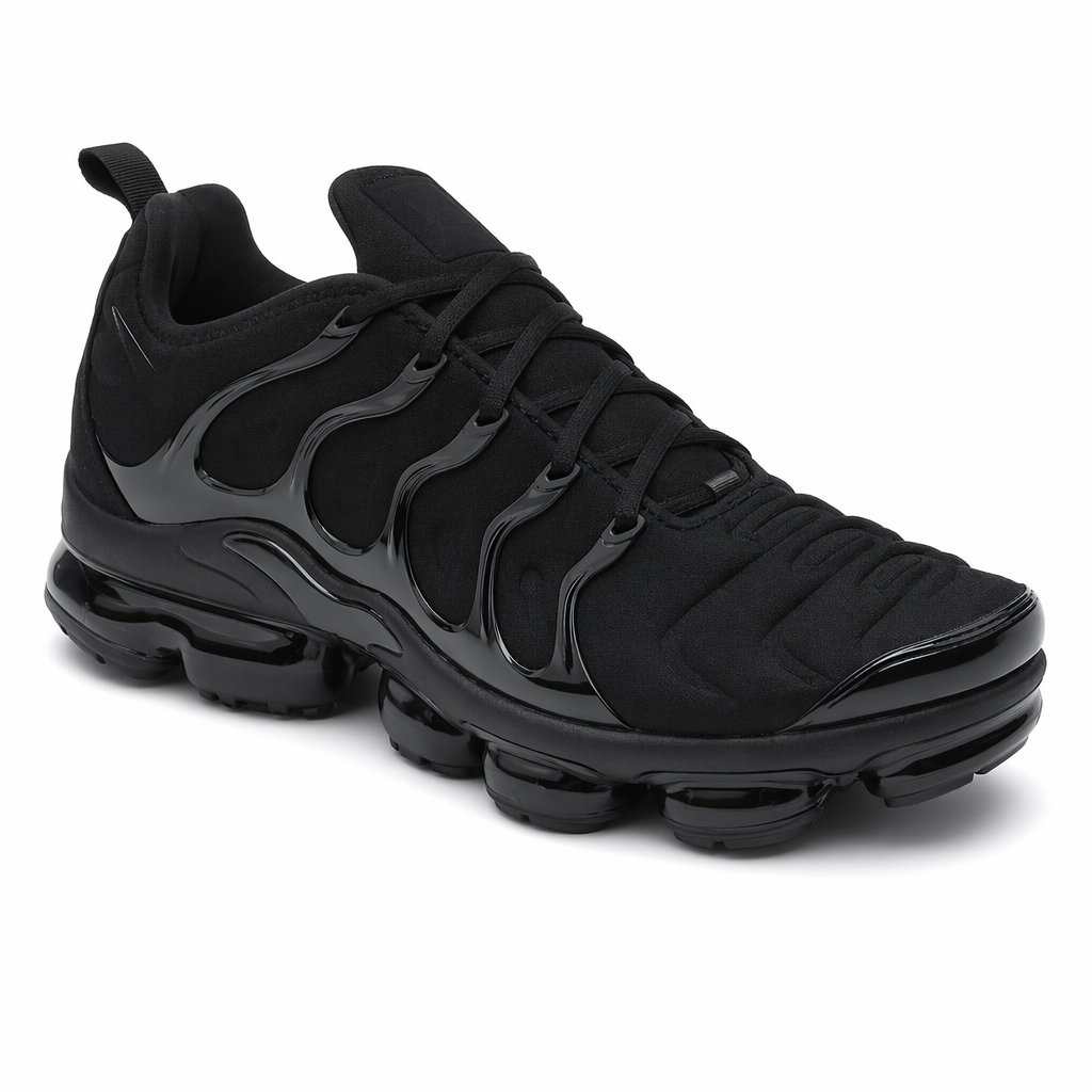 Air-Cushion Running Sneaker · Triple Black