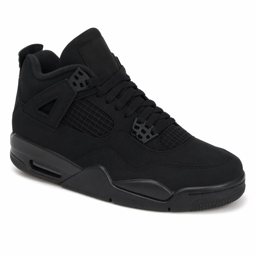 Mid-Top Mesh Basketball Sneaker · Black/Graphite (GS)