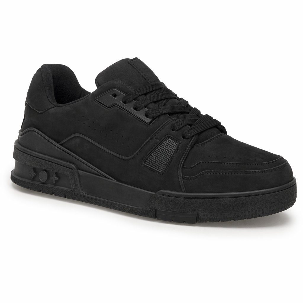 High-Top Chunky Sneaker · Vintage Black