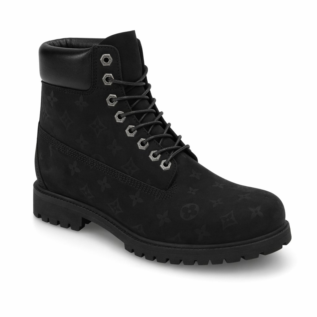 Lace-Up Work Boot · Black