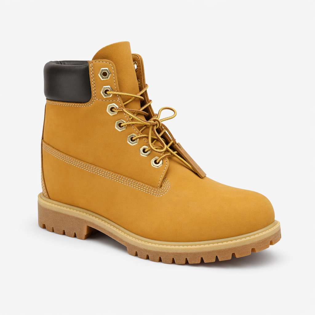 Lace-Up Work Boot · Wheat