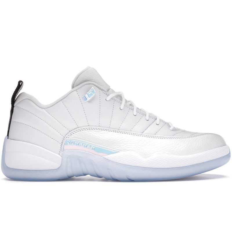 Low-Top Leather Basketball Sneaker · White/Multicolor