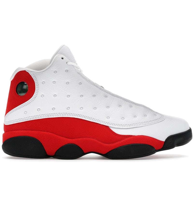 Mid-Top Basketball Sneaker · White/Black/Red
