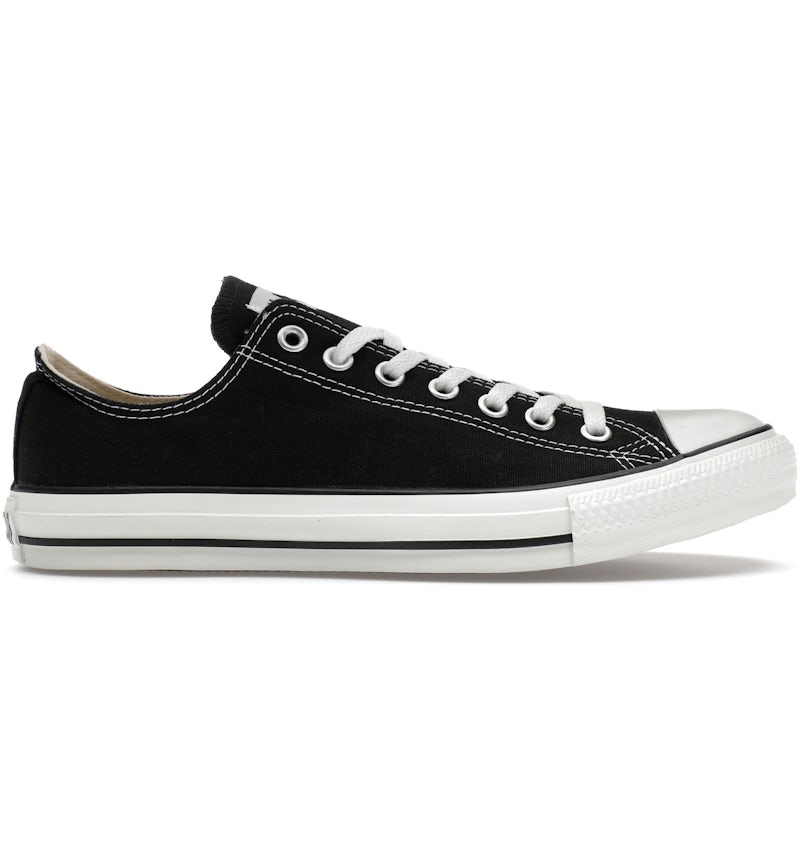Low-Top Canvas Sneaker · Black