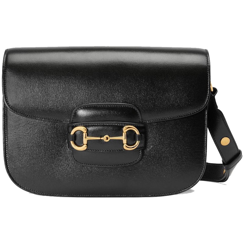 Gucci 1955 Horsebit Shoulder Bag Black