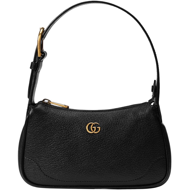 Gucci Aphrodite Shoulder Bag With Double G Black