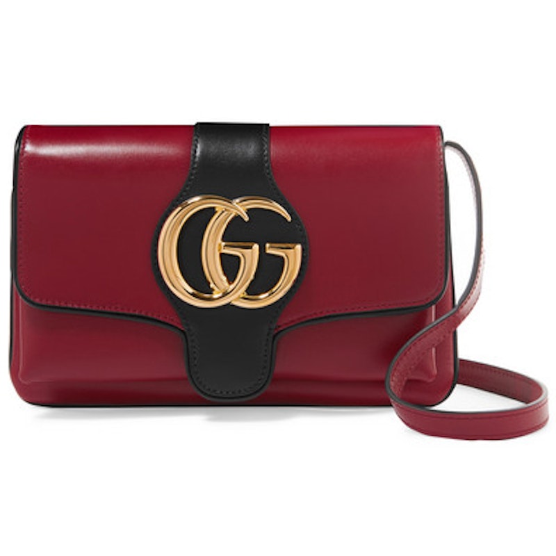 Gucci Arli Shoulder Bag Two Tone Small Red