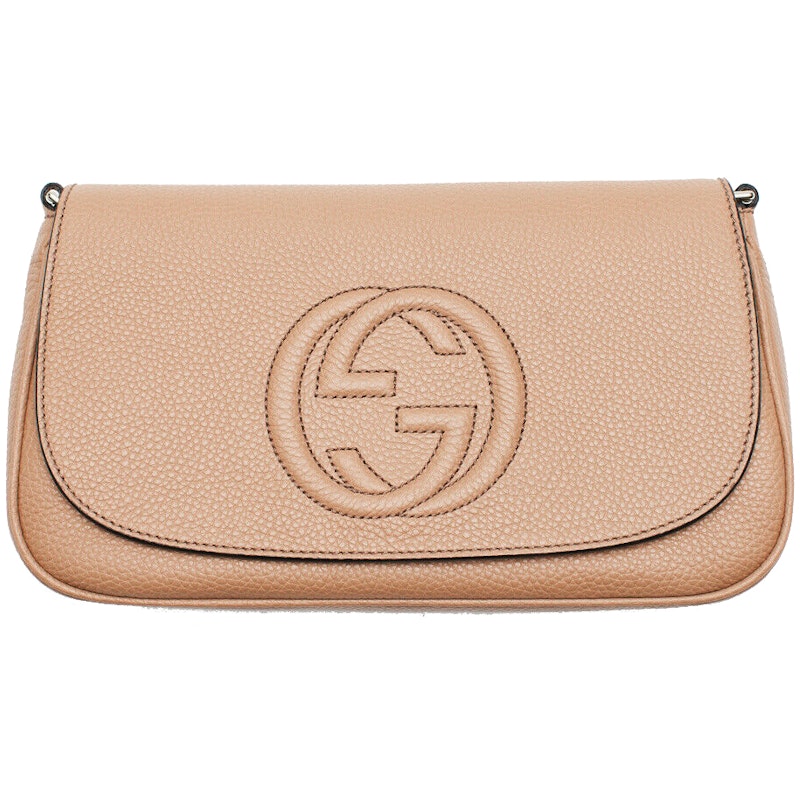 Gucci Camelia Shoulder Bag Rose Beige/Light Tan