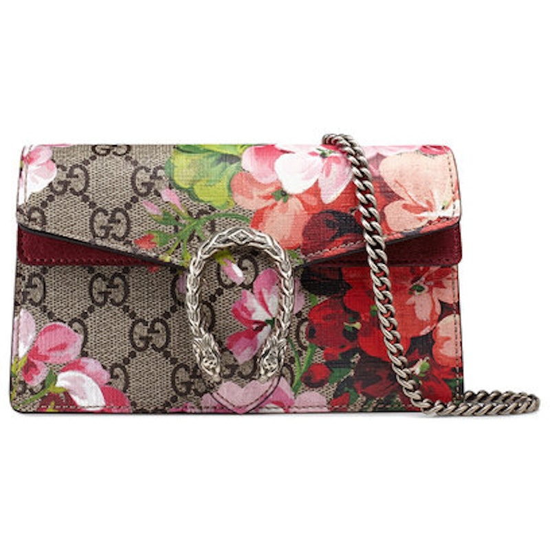 Gucci Dionysus GG Supreme Blooms Super Mini Beige/Ebony
