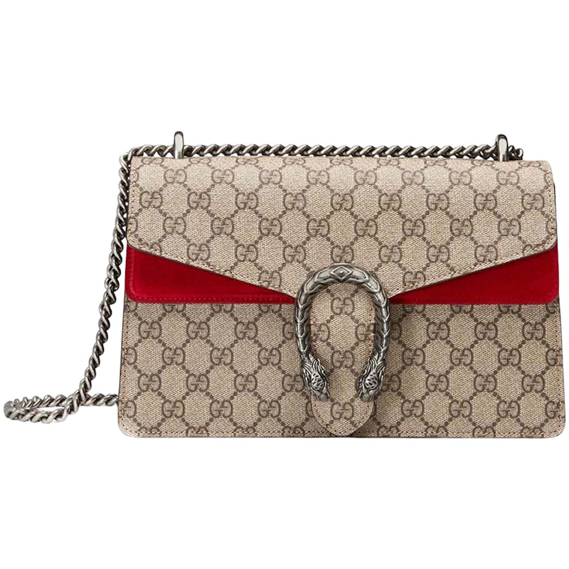 Gucci Dionysus GG Small Shoulder Bag Beige/ebony