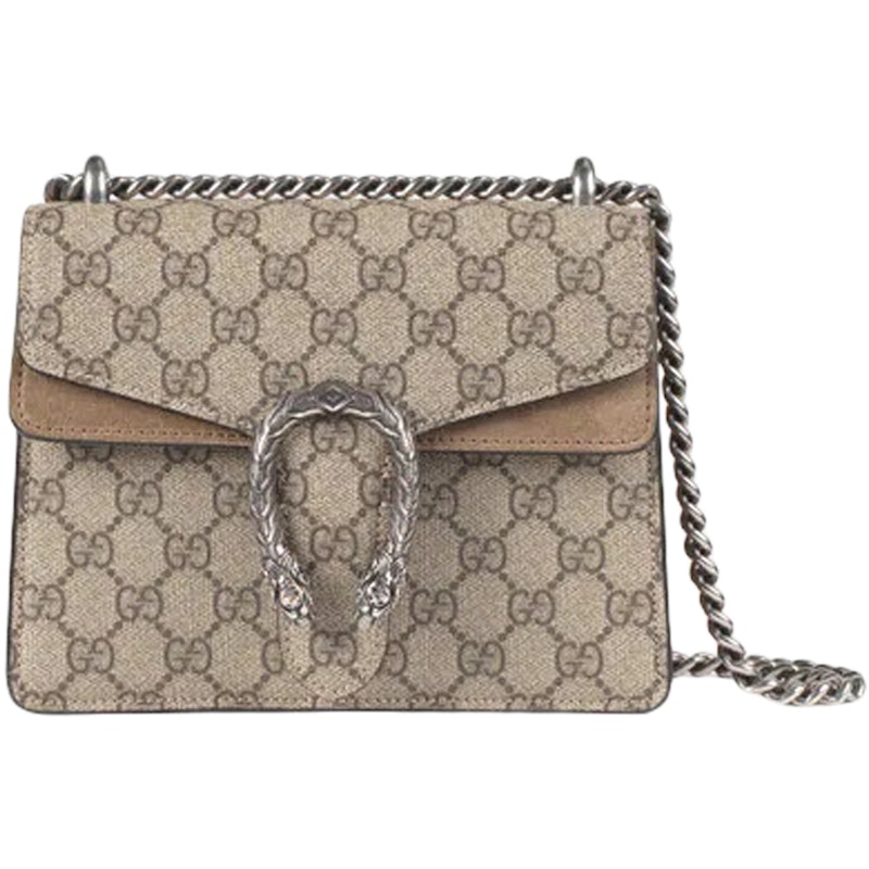 Gucci Dionysus Mini Bag GG Supreme Beige/Ebony