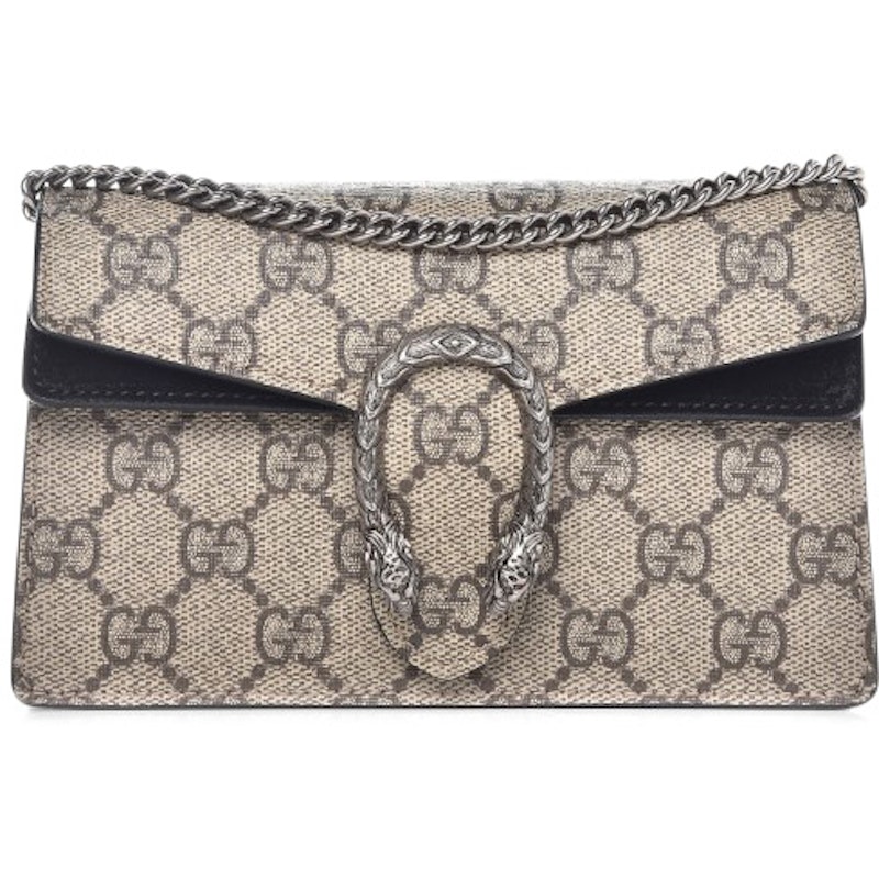 Gucci Dionysus GG Supreme Super Mini Black 1