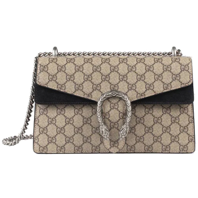 Gucci Dionysus Small GG Shoulder Bag Beige/Ebony