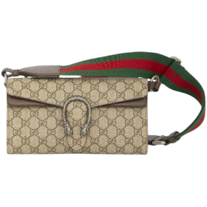 Gucci Dionysus Small Shoulder Bag Beige/Ebony