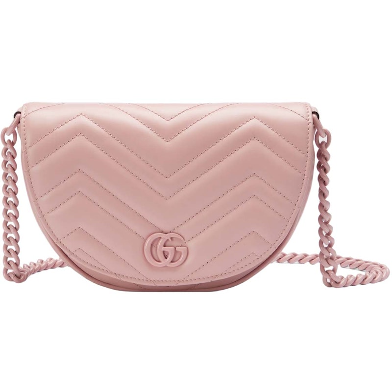 Gucci GG Marmont Matelasse Chain Mini Bag Light Pink