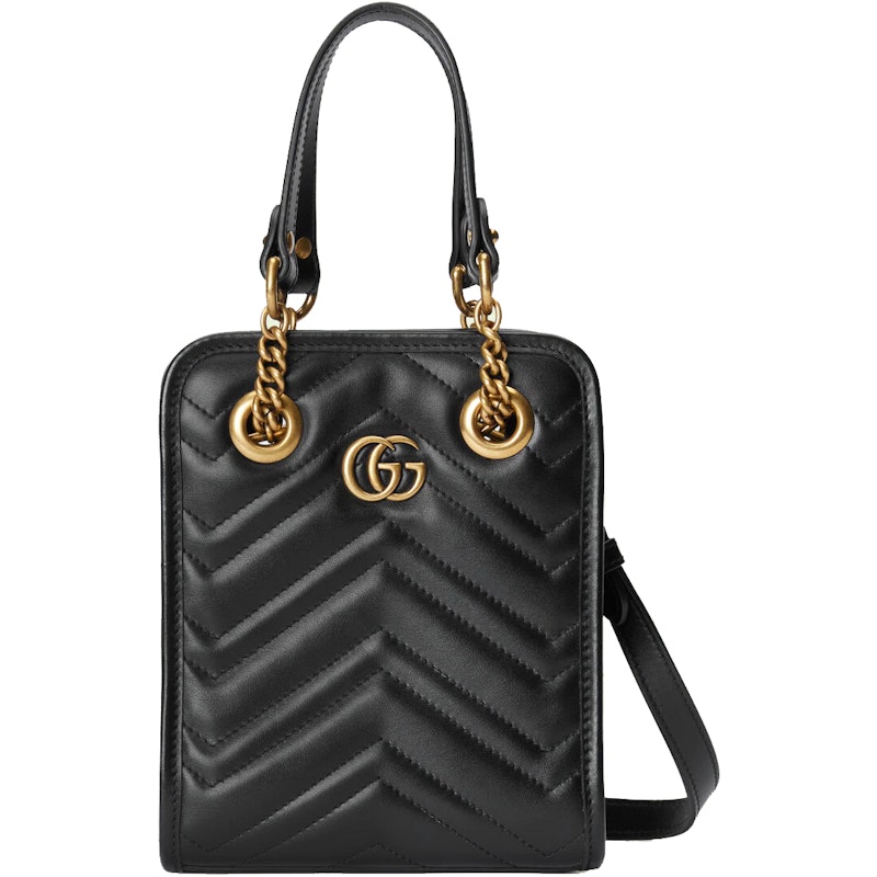 Gucci GG Marmont Matelasse Mini Bag Black
