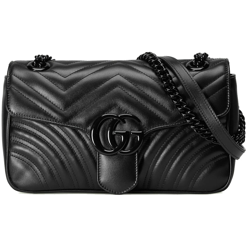Gucci GG Marmont Matelasse Shoulder Bag Small Black/Black
