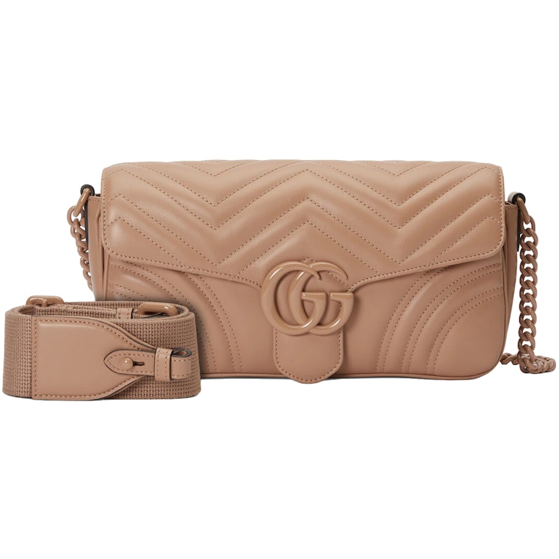 Gucci GG Marmont Matelasse Shoulder Bag Rose Pink