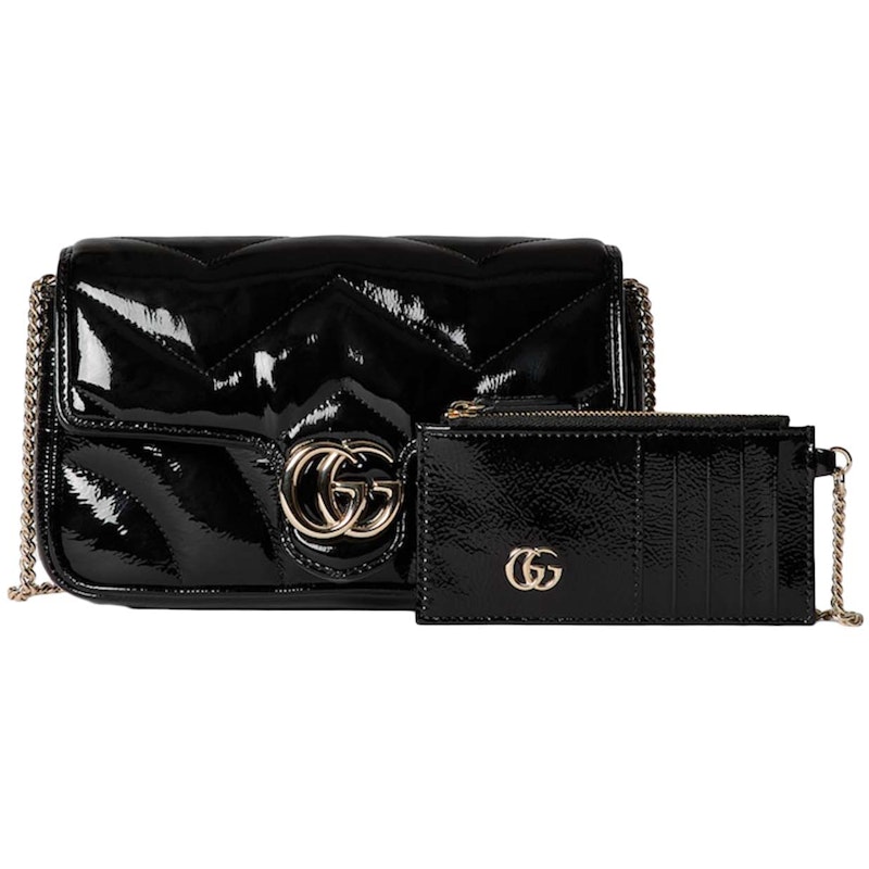Gucci GG Marmont Mini Bag with Card Case Black