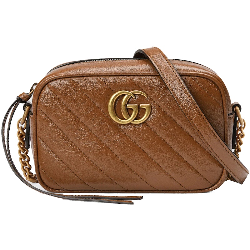 Gucci GG Marmont Shoulder Bag Mini Brown