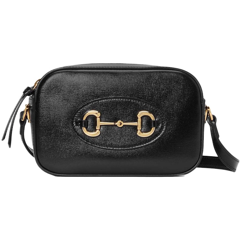 Gucci Horsebit 1955 Small Camera Shoulder Bag Black