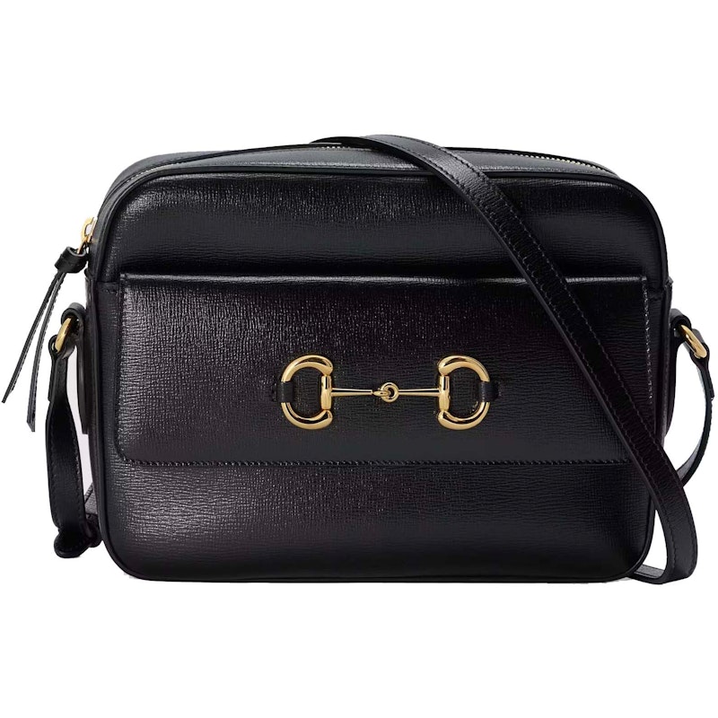 Gucci Horsebit 1955 Small Shoulder Bag Black