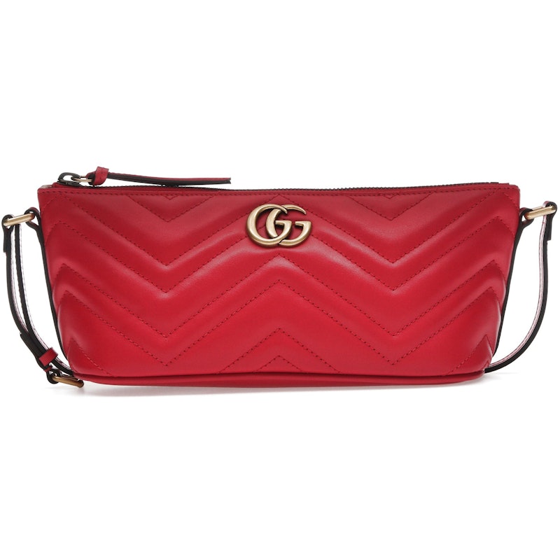 Gucci Marmont GG Small Shoulder Bag Red