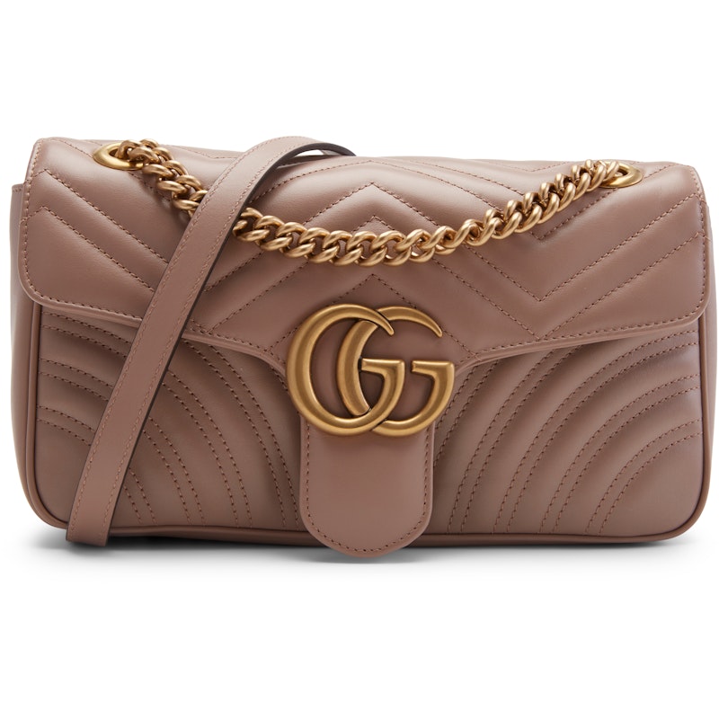 Gucci GG Marmont Small Matelasse Bag Dusty Pink