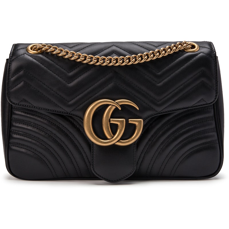 Gucci GG Marmont Shoulder Bag Matelasse Medium Black