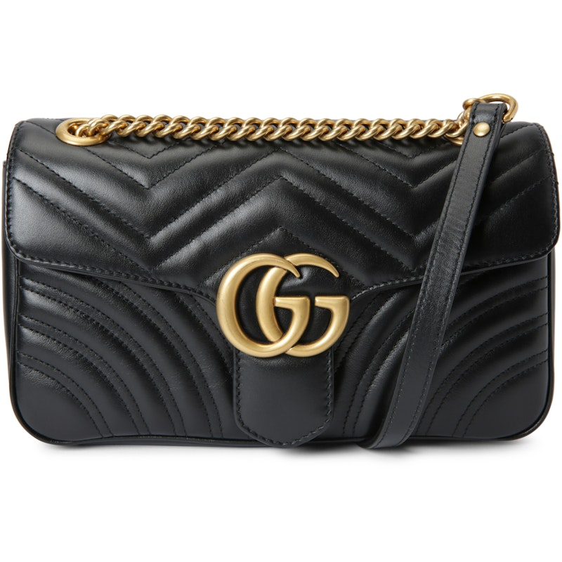 Gucci GG Marmont Small Matelasse Bag Black