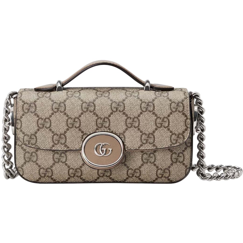 Gucci Petite GG Mini Bag Beige/Ebony
