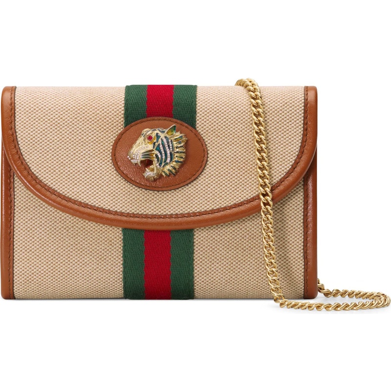 Gucci Rajah Mini Bag Canvas Beige