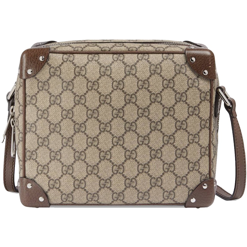 Gucci Shoulder Bag with Leather Details Beige/Ebony