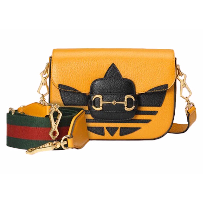 Gucci x adidas Horsebit 1955 Shoulder Bag Yellow/Black